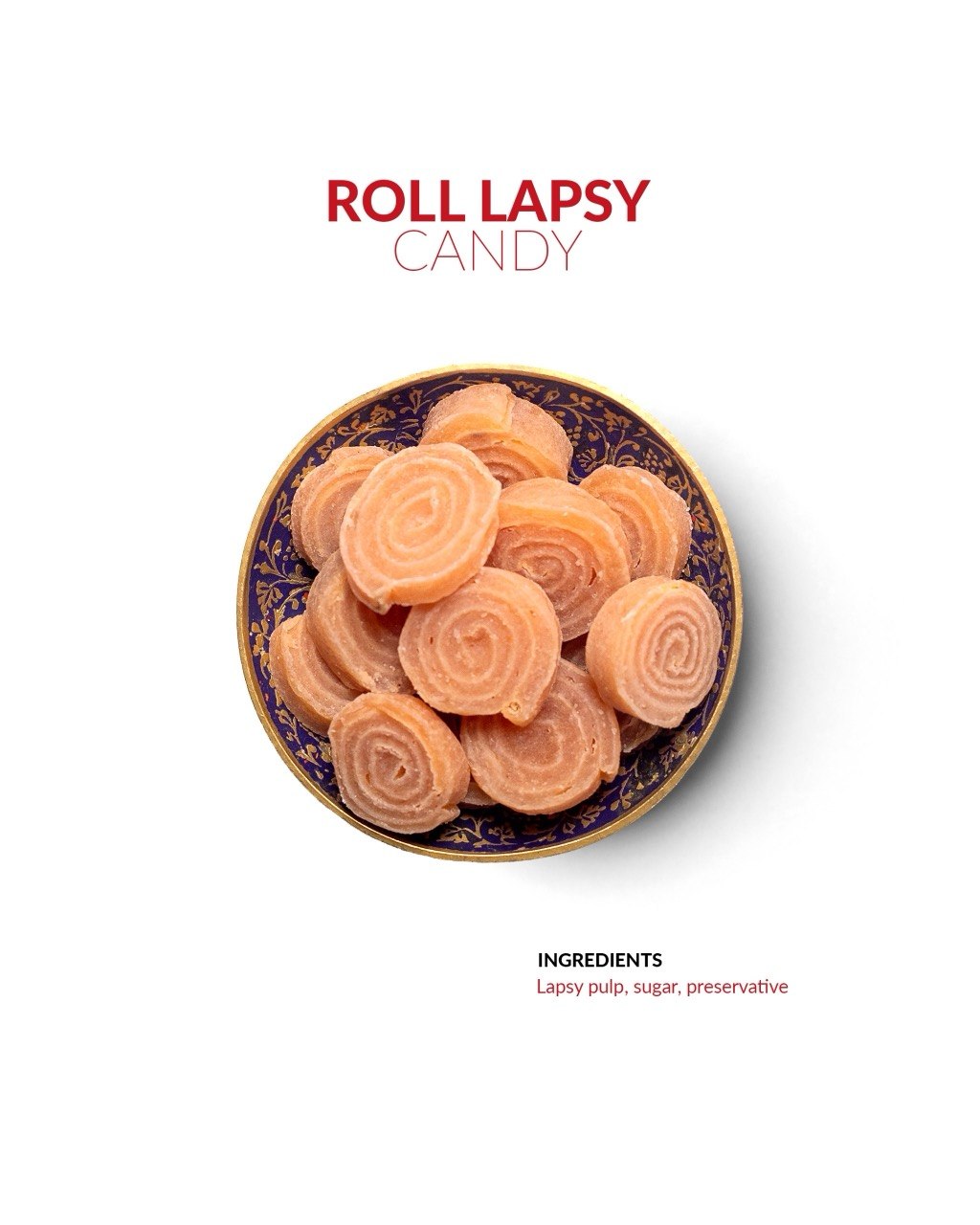 Roll Lapsy Candy Pack of 5